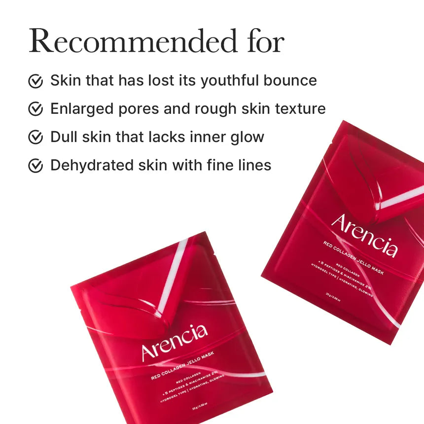 ARENCIA Red Collagen Cryo Jello Mask 1 sheet