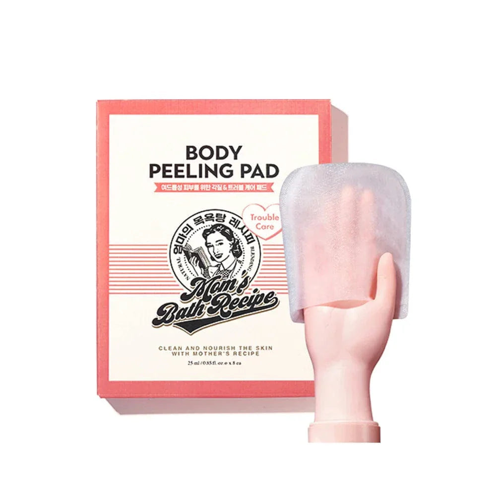 MOM'S BATH RECIPE Body Peeling Pad trouble care