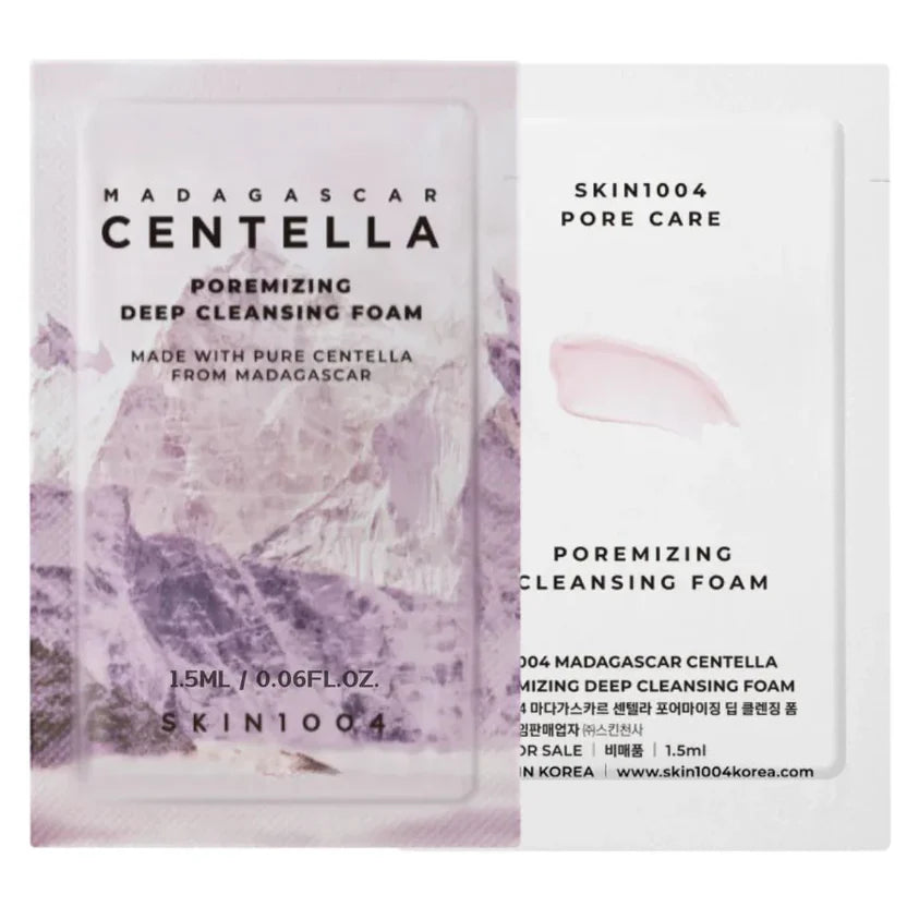 SKIN1004 Madagascar Centella Poremizing Deep Cleansing Foam 1.5ml Sachet