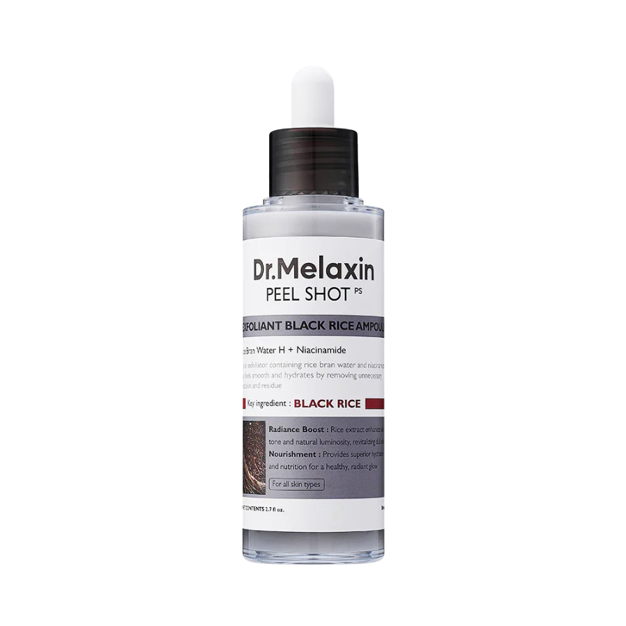 Dr.Melaxin PEEL SHOT EXFOLIATING BLACK RICE AMPOULE 80ml