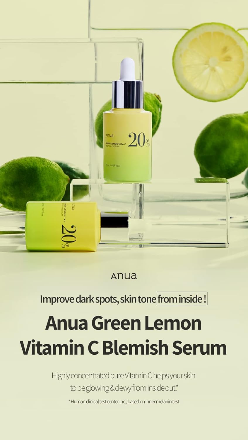 ANUA Green Lemon Vita C 20% Blemish Serum 20ml