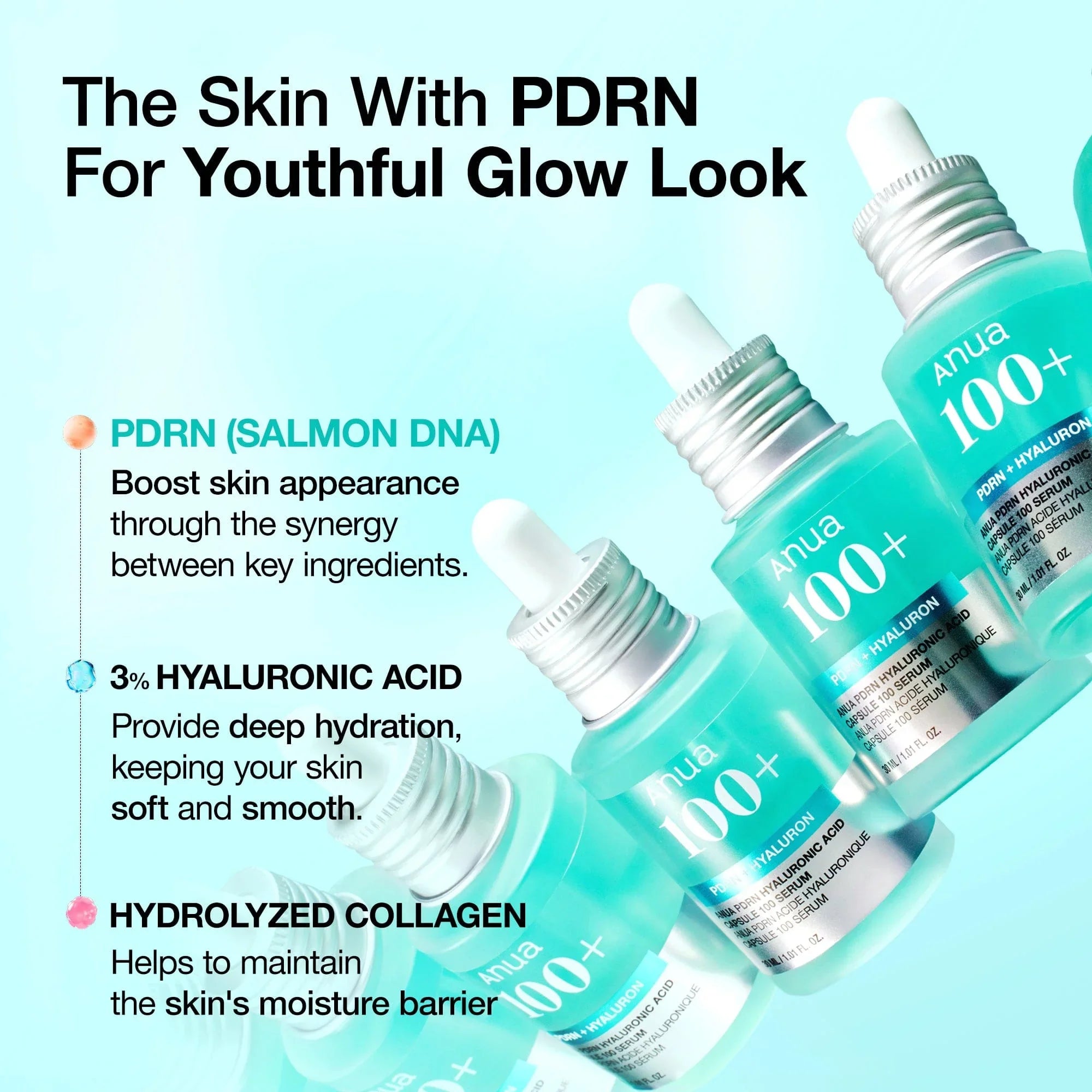 ANUA PDRN + Hyaluronic Acid Capsule 100 Serum 10ml