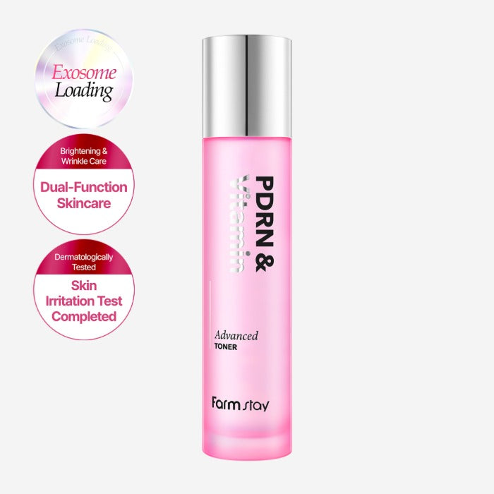 FARMSTAY PDRN & Vitamin Advanced Toner 120ml