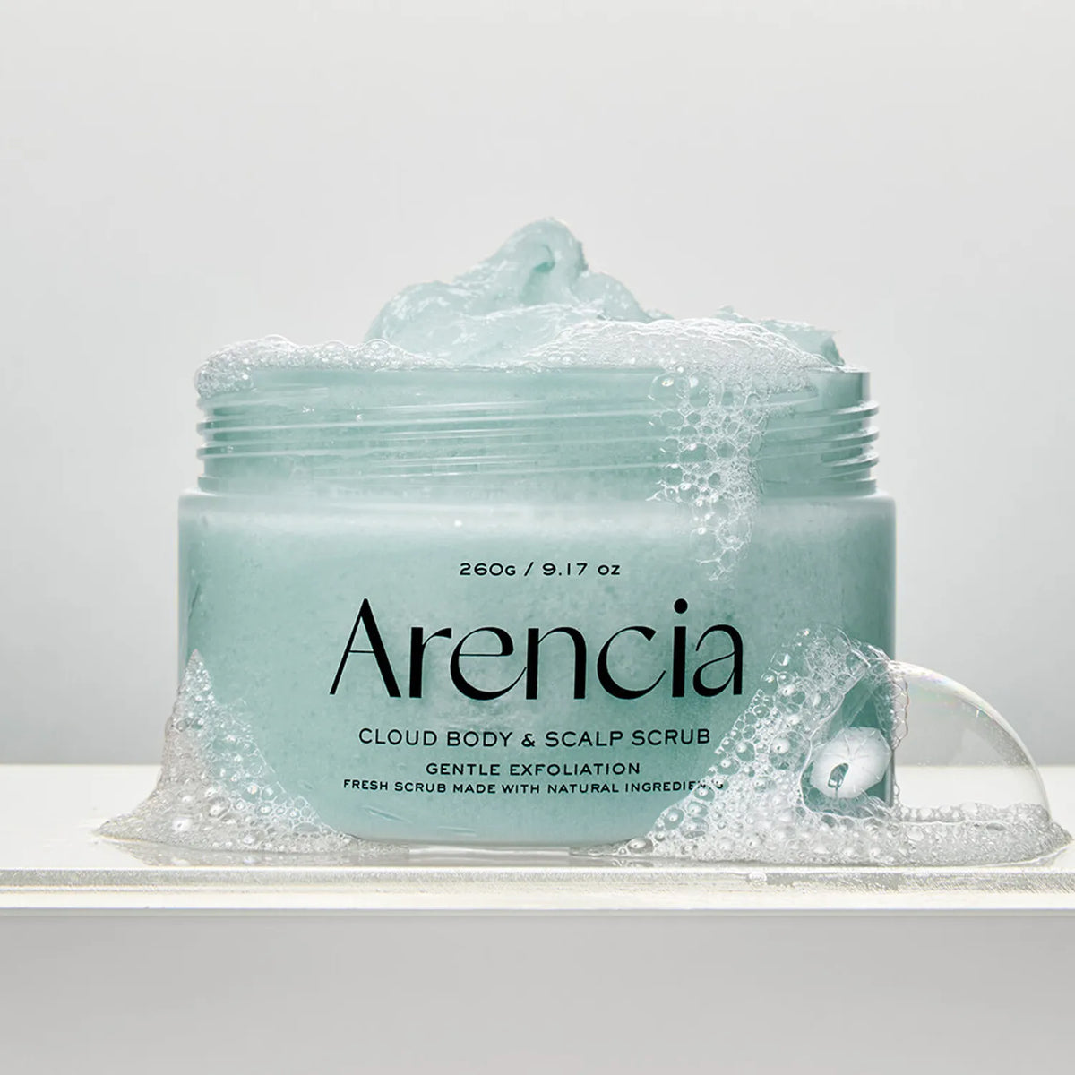 ARENCIA Fresh Cloud Body & Scalp Scrub French Mint & Lily 260g