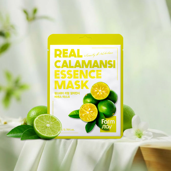 FARMSTAY REAL CALAMANSI ESSENCE MASK