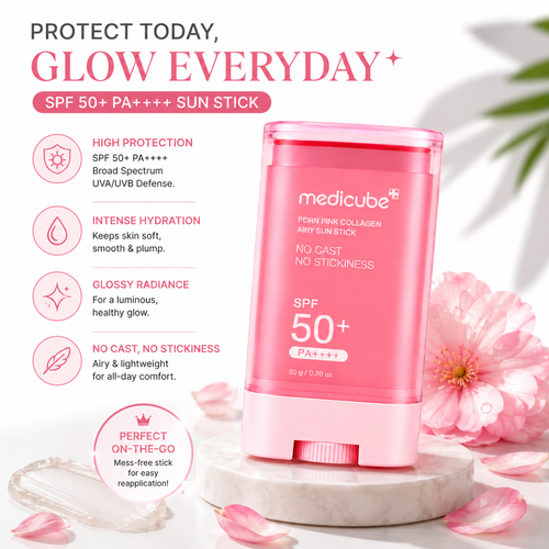 MEDICUBE PDRN Pink Collagen Airy Sun Stick 20g