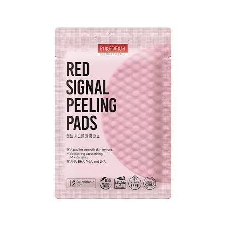 PUREDERM Red Signal Peeling Pads 12 Pads