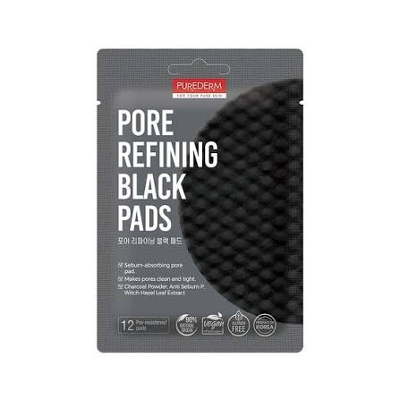 PUREDERM Pore Refining Black Pads 12 Pads