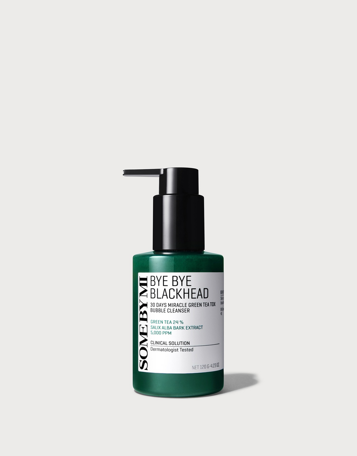 SOMEBYMI Bye Bye Blackhead 30 Days Miracle Green Tea Tox Bubble Cleanser 120g